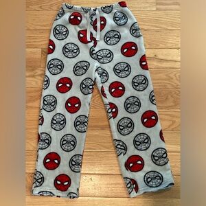 🟢2/$15 Spiderman Fleece Pajama Pants, size 10